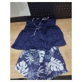 Ladies two-piece blue swimsuit size S  - Ladies two-piece blue swimsuit size S  -