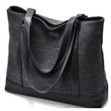 Laptop Bag for Women - Teacher Canvas Tote Bag with Compartments, Work Tote Bag for Travel Office 15.6 Inch - Retail: $19 Laptop Bag for Women - Teacher Canvas Tote Bag with Compartments, Work Tote Bag for Travel Office 15.6 Inch - Retail: $19