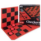 HI-Q Checkers and Tic-Tac-Toe Board Game for Kids: Unleash The Fun with Interlocking Pieces and Quality Game Board with Foldable Design - Retail: $10 HI-Q Checkers and Tic-Tac-Toe Board Game for Kids: Unleash The Fun with Interlocking Pieces and Quality Game Board with Foldable Design - Retail: $10