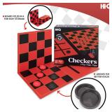 HI-Q Checkers and Tic-Tac-Toe Board Game for Kids: Unleash The Fun with Interlocking Pieces and Quality Game Board with Foldable Design - Retail: $10 HI-Q Checkers and Tic-Tac-Toe Board Game for Kids: Unleash The Fun with Interlocking Pieces and Quality Game Board with Foldable Design - Retail: $10