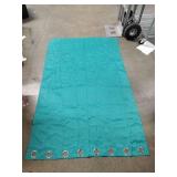 Turquoise 2-panel Curtains 72x47" Turquoise 2-panel Curtains 72x47"
