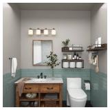 PopiShelves Bathroom Shelves Over Toilet for Wall, Floating Shelves with Storage Basket Paper Holer for Kitchen Living Room, Bedroom and Classroom, Set of 3 (Dark Brown) - Retail: $27 PopiShelves Bathroom Shelves Over Toilet for Wall, Floating Shelves with Storage Basket Paper Holer for Kitchen Living Room, Bedroom and Classroom, Set of 3 (Dark Brown) - Retail: $27