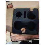 Couch Buddy Couch Cup Holder Tray, Real Acacia Wooden Caddy with Soft Silicone, Snack and Drink Organizer- Perfect Movie Night Accessories for Bed, Remote and Cup Holders for Sofa (Black) - Retail: $3 Couch Buddy Couch Cup Holder Tray, Real Acacia Wooden Caddy with Soft Silicone, Snack and Drink Organizer- Perfect Movie Night Accessories for Bed, Remote and Cup Holders for Sofa (Black) - Retail: $3