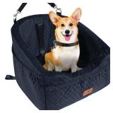 Vivifying Dog Car Seat for Small and Medium Dogs, Detachable and Washable Booster Seat for Pets Up to 30lbs, Travel Bed with Storage Pockets and Safety Belt  Black - Retail: $40 Vivifying Dog Car Seat for Small and Medium Dogs, Detachable and Washable Booster Seat for Pets Up to 30lbs, Travel Bed with Storage Pockets and Safety Belt  Black - Retail: $40