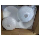 SongCiLT Vintage 2-Lights Sconces Wall Lighting with Milk White Glass Shade, Double Arm Wall Lamp Fixture for Living Room Dining Room Bedroom Hallway - Retail: $103 SongCiLT Vintage 2-Lights Sconces Wall Lighting with Milk White Glass Shade, Double Arm Wall Lamp Fixture for Living Room Dining Room Bedroom Hallway - Retail: $103
