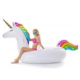 Jasonwell Giant Inflatable Unicorn Pool Float Floatie Ride On with Fast Valves Large Rideable Blow Up Summer Beach Swimming Pool Party Lounge Raft Decorations Toys for Kids Adults - Retail: $30 Jasonwell Giant Inflatable Unicorn Pool Float Floatie Ride On with Fast Valves Large Rideable Blow Up Summer Beach Swimming Pool Party Lounge Raft Decorations Toys for Kids Adults - Retail: $30