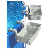 Grey Poolside Storage Basket Model YC-020 - Retail: $15 Grey Poolside Storage Basket Model YC-020 - Retail: $15