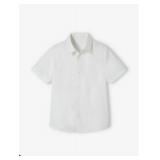 Plain Short Sleeve Shirt for Boys, White Plain Short Sleeve Shirt for Boys, White