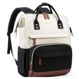 LOVEVOOK Laptop Backpack, Creme, 15.6 Inch Work Business Backpack LOVEVOOK Laptop Backpack, Creme, 15.6 Inch Work Business Backpack