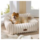 BEDSURE Small/Medium Dog Bed, Tan BEDSURE Small/Medium Dog Bed, Tan