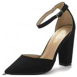 Dreams pairs black velvet heels size 5.5  - Dreams pairs black velvet heels size 5.5  -