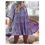Purple Sequin Party Dress XL - Retail: $45 Purple Sequin Party Dress XL - Retail: $45