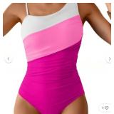 Aidonger Pink One Piece Swimsuit - L Aidonger Pink One Piece Swimsuit - L