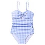 Gingham Check One-Piece Swimsuit Size 9Y - Retail: $15 Gingham Check One-Piece Swimsuit Size 9Y - Retail: $15