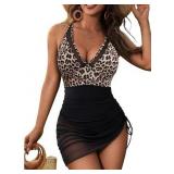 Blooming Jelly Cheetah Print One Piece XL Blooming Jelly Cheetah Print One Piece XL