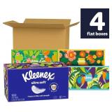 Kleenex Ultra Soft Facial Tissues - 4 Pack Bundle - Retail: $8 Kleenex Ultra Soft Facial Tissues - 4 Pack Bundle - Retail: $8