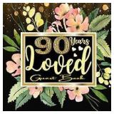 90th Birthday Celebration Guest Book - Retail: $15 90th Birthday Celebration Guest Book - Retail: $15
