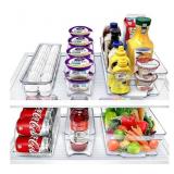 Sorbus 6-Piece Refrigerator Organization Bins Set - Retail: $24 Sorbus 6-Piece Refrigerator Organization Bins Set - Retail: $24