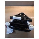 Baby Stroller Under 10 lbs, Travel Strollers for Airplane with Carry Bag, One-Handed Fold Compact Umbrella Stroller - Adjustable Sun Canopy, 360° Wheels & 3-Point Safety Harness, Black - Retail: $122