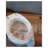 Carex Elongated Toilet Seat Elevator B306-00 Elong White