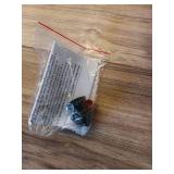 Modern 1-Light Matte Black Hardwired Outdoor Weather Resistant Post Light with Clear Glass Shade for Pathway, Garden - Retail: $80