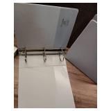 Pack of 4 BINDERS , D-RING,3"-White