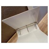 Pack of 4 BINDERS , D-RING,3"-White