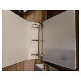Pack of 4 BINDERS , D-RING,3"-White
