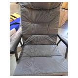 3-Piece Outdoor Rocking Chair Set with Side Table  - Retail: $299