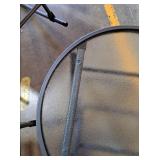 3-Piece Outdoor Rocking Chair Set with Side Table  - Retail: $299