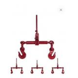 4 - Pack Red Ratchet Load Binder with Double Hooks - Retail: $684