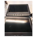 onn 10  1024p Dual Screen DVD Player with Digital Panel  Black - used  - Retail: $99