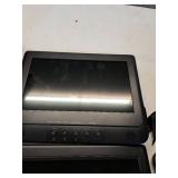 onn 10  1024p Dual Screen DVD Player with Digital Panel  Black - used  - Retail: $99