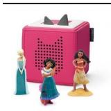 Disney Princess Toniebox Audio Character Set with Pink Speaker - Retail: $80