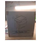 13L Pool Cooler with Ice Pack Insulated Hanging Hard Cooler for Above-Ground Pools, Fit Intex Bestway, Keeps Ice 3X Longer, Holds 22 Cans + Ice, Perfect for Poolside, Camping & Outdoor Parties - Retai