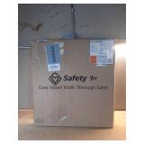Safety 1st Easy Install Extra Tall & Wide Walk Through Gate, Fits between 29\" and 38\" - Retail: $57