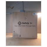 Safety 1st Easy Install Extra Tall & Wide Walk Through Gate, Fits between 29\" and 38\" - Retail: $57