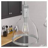 Hunter 13 inch Van Nuys Brushed Nickel 1 Light Pendant Ceiling Light Fixture - Retail: $200