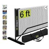 Portable Pickleball Net for Driveway, Outdoor Pickleball Net, Portable Foldable Net