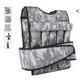 CAP Barbell 40-Pound Adjustable Weighted Vest, Camouflage - Retail: $126