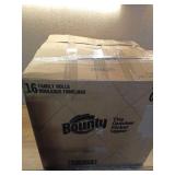 Pack of 2 ,Bounty Paper Towels Quick Size, White, 16 Family Rolls = 40 Regular Rolls - Retail: $82