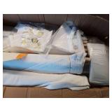 4 Pack Teepee Tent for Kids Slumber Party with Mattress,Fitted Sheet,Light String,Natural Cotton Washable Sleepover Tents for Girls Party Birthday Slumber Movie Night Supplies(White) - Retail: $186