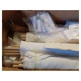 4 Pack Teepee Tent for Kids Slumber Party with Mattress,Fitted Sheet,Light String,Natural Cotton Washable Sleepover Tents for Girls Party Birthday Slumber Movie Night Supplies(White) - Retail: $186