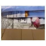 4 Pack Teepee Tent for Kids Slumber Party with Mattress,Fitted Sheet,Light String,Natural Cotton Washable Sleepover Tents for Girls Party Birthday Slumber Movie Night Supplies(White) - Retail: $186