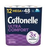 4 Pack Of 6 - Cottonelle Ultra Comfort Toilet Paper with Cushiony Cleaning Ripples Texture