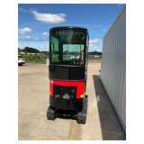 (Unused)- Vicsec -New Mini Excavator 1.0T Color: (Red & Black)VC13C