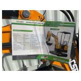 (Unused)- VICSEC VC13J-Y Mini Crawler ExcavatorColor: (Yellow) - Retail: $0