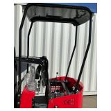 (Unused)- New VICSEC VC13-R Mini Excavator Color: (Red) - Retail: $0