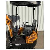 (Unused)- VICSEC - New Mini Excavator VC15P - 1500kg Compact DiggerColor: (Yellow)