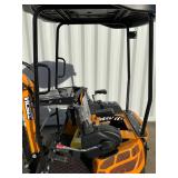 (Unused)- VICSEC - New Mini Excavator VC15P - 1500kg Compact DiggerColor: (Yellow)